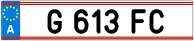 Truck License Plate